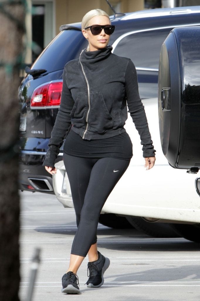 Kim Kardashian. Como entrenan los famosos