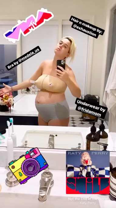 Katy Perry muestra su cuerpo postparto
