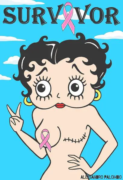 Dibujos animados contra el cáncer de mama