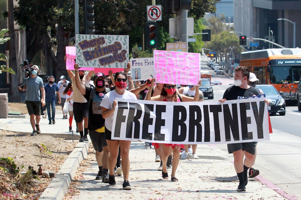 Liberad a Britney Spears. Manifestación Free Britney. crush.news.