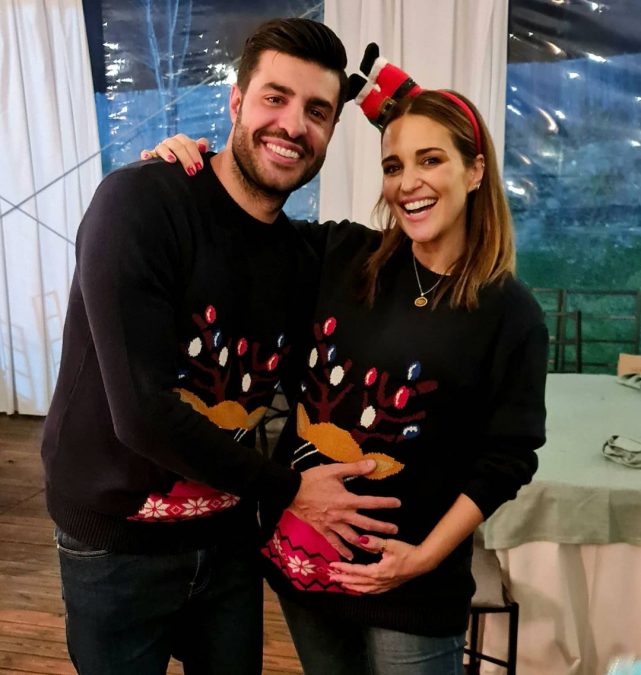 Paula Echevarría y Miguel Torres con jerseis navideños baratos: de Primark.