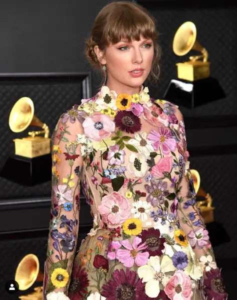 Taylor Swift en los Grammy 2021
