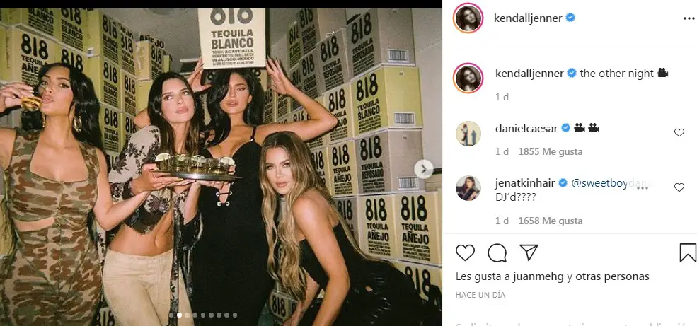 Kendall Jenner impulsa su marca de tequila 818