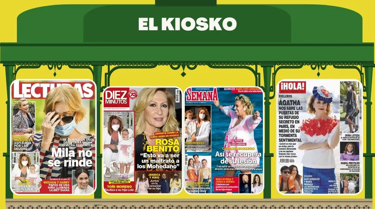 Los besos de Álex González y María Pedraza en portada