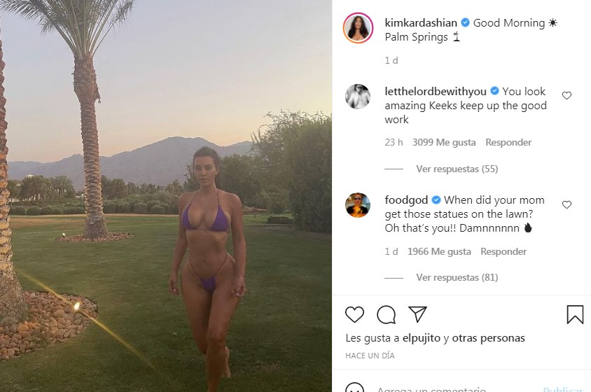 Soltera y mejor que nunca: Kim Kardashian en mini bikini morado revienta las redes