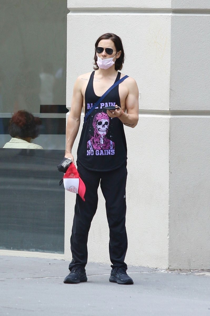 Jared Leto va al gym