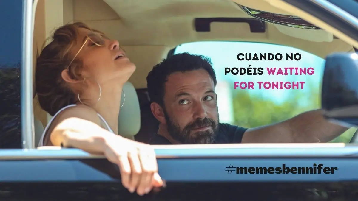 Ben Affleck y Jennifer Lopez en el coche
