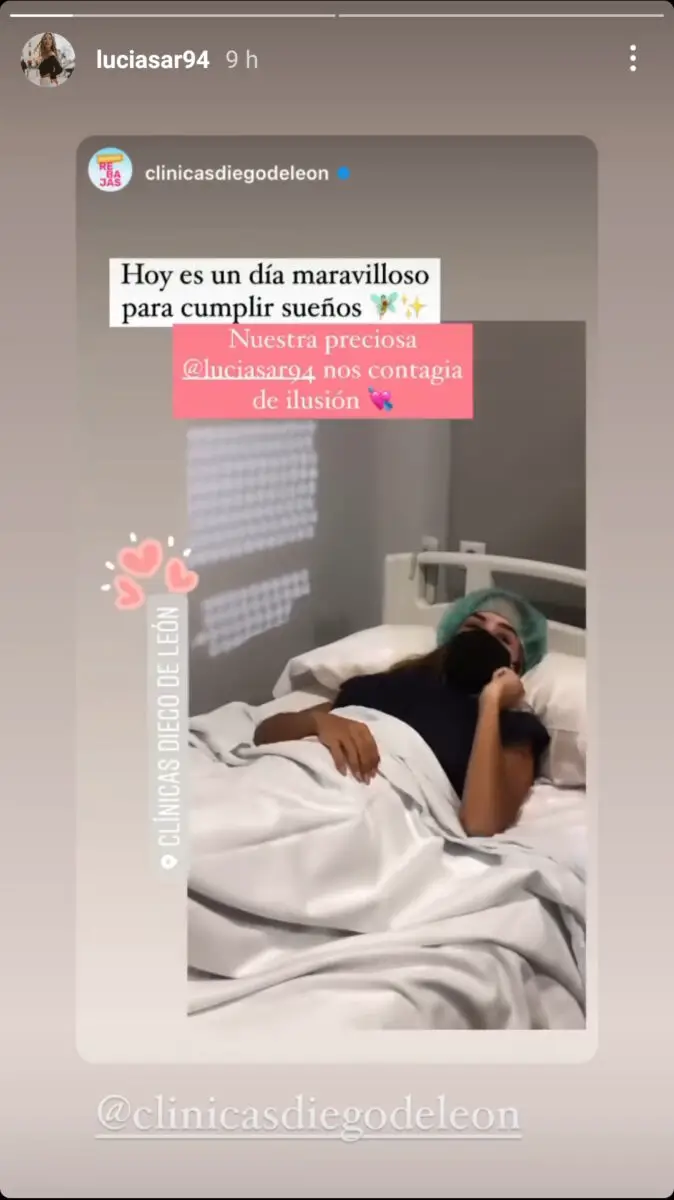 Lucía Sánchez se opera los pechos