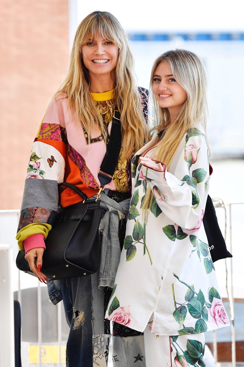 Heidi Klum y su hija en Venecia