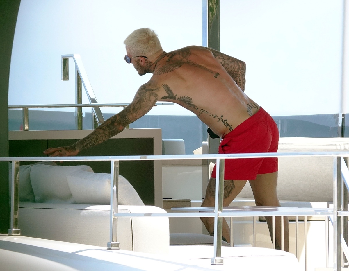 David Beckham en cubierta