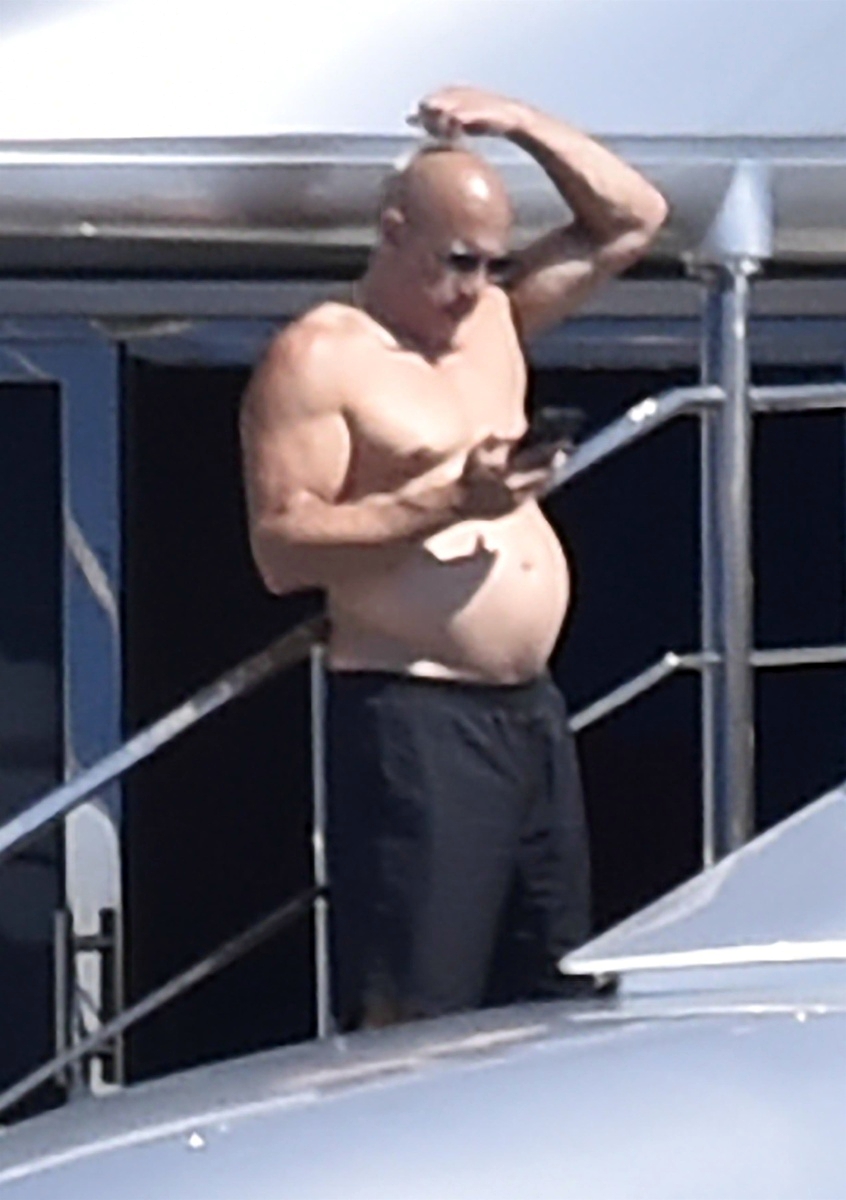 Vin Diesel en bañador