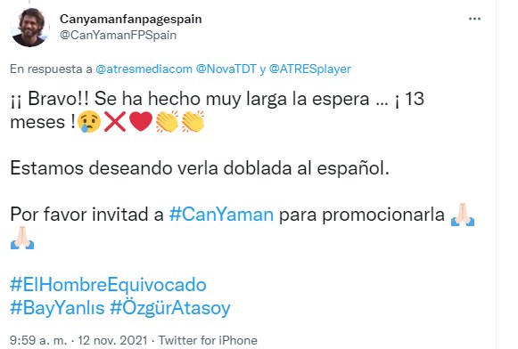 Preestreno El Hombre Equivocado la nueva serie de Can Yaman en español