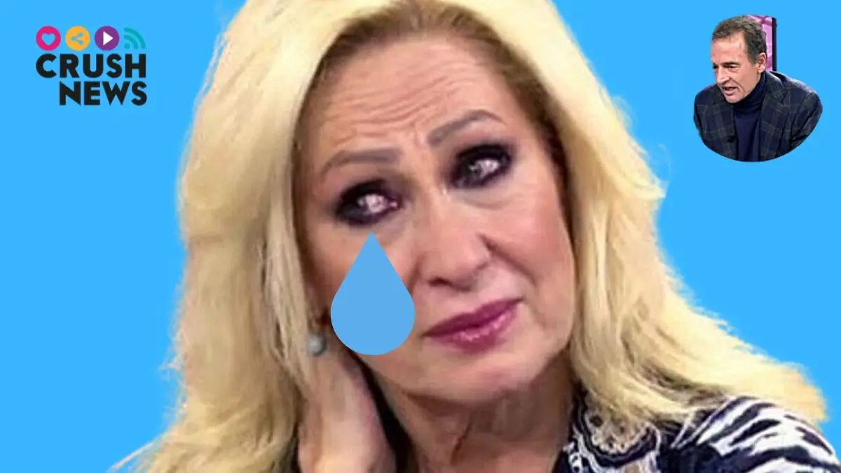Rosa Benito llorando