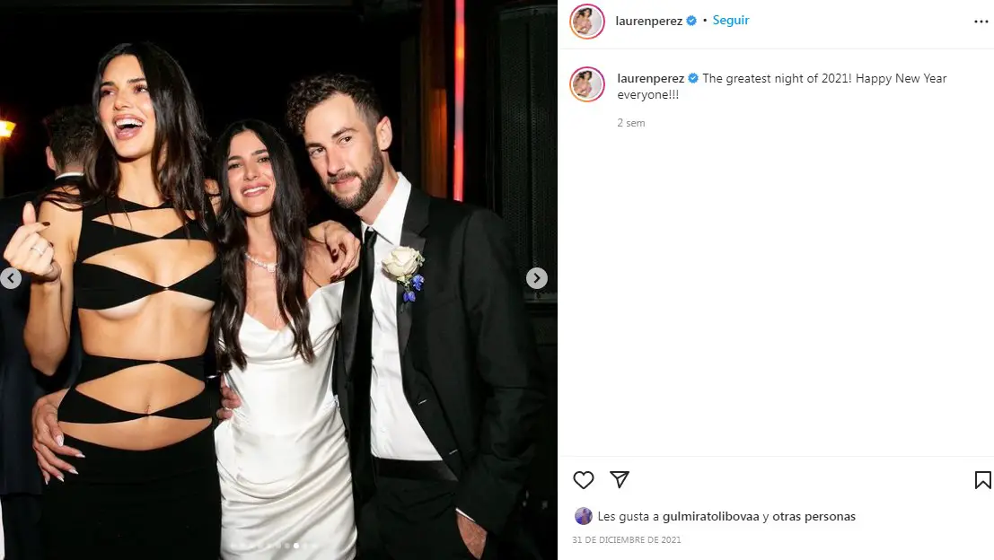 Kendall Jenner acapara la atención en la boda de su amiga Tú que harías