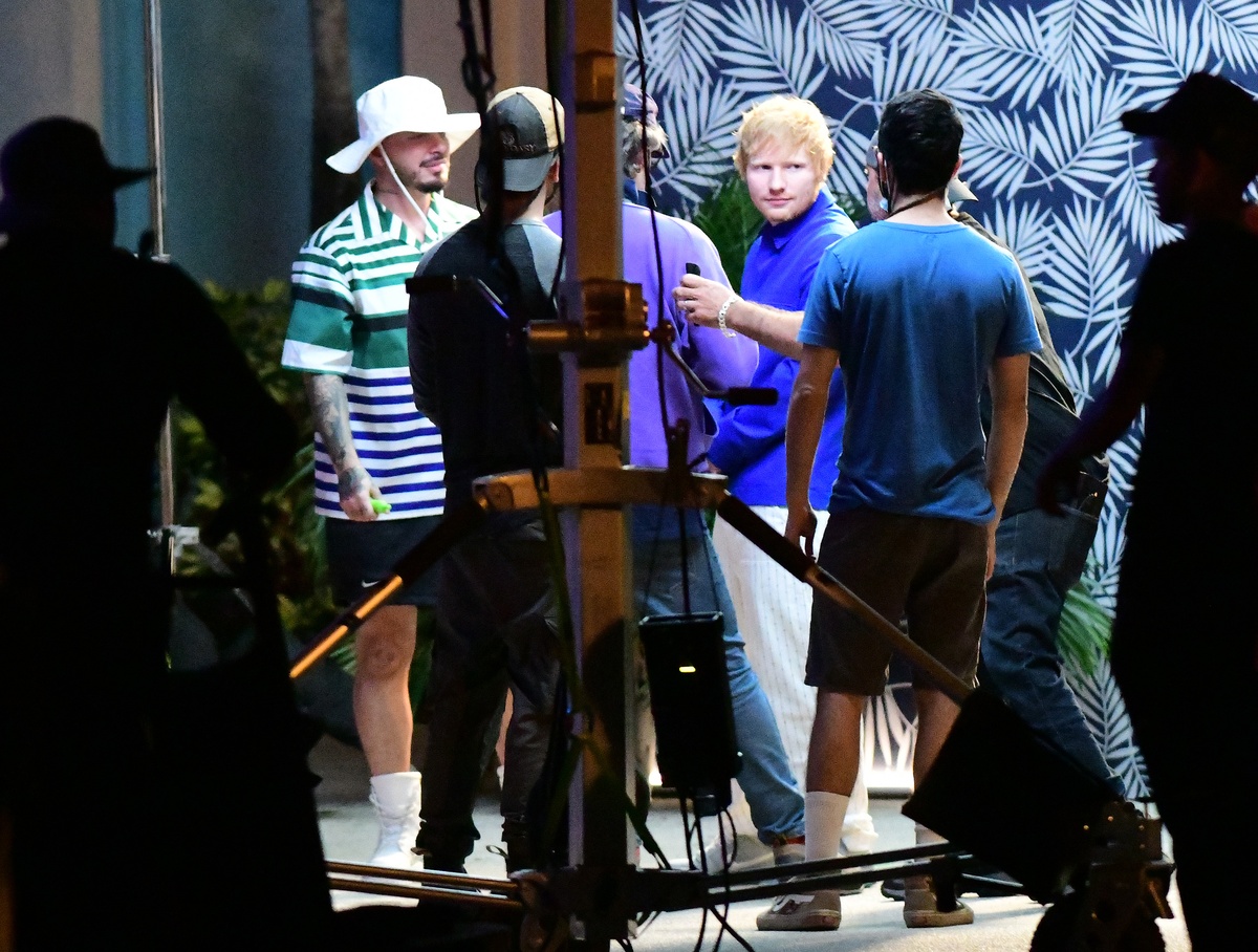 Ed Sheeran y J Balvin ruedan en Miami