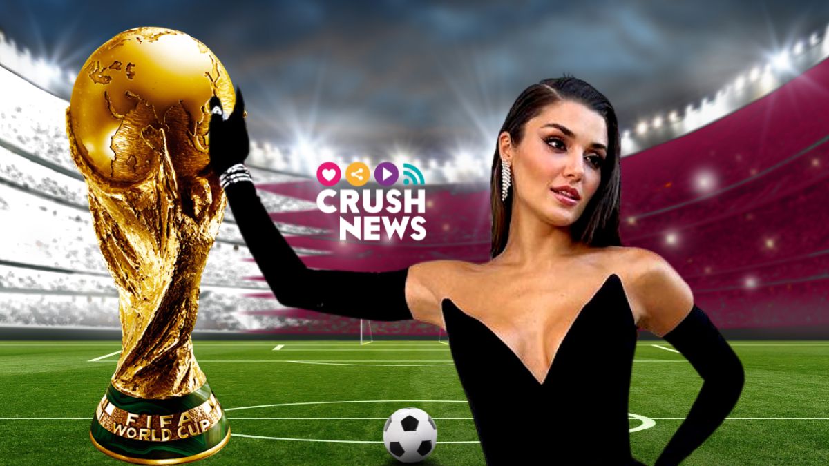 Hande Erçel en la Copa del Mundo 2022 en Qatar