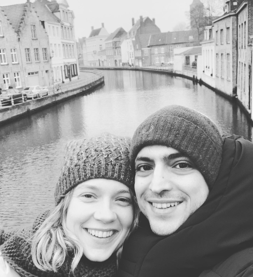 Taner Ölmez con su mujer en Ámsterdam
